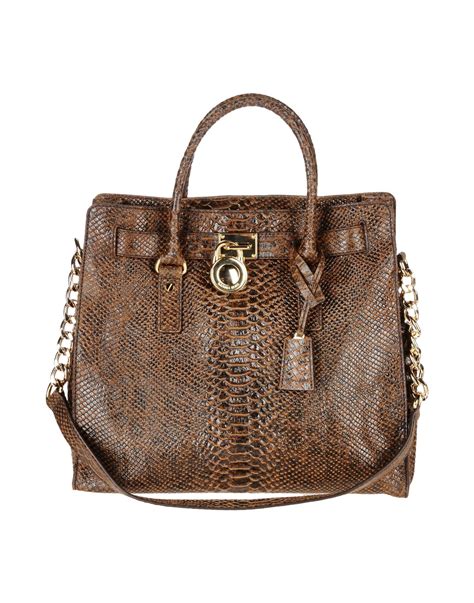 michael kors brown bag tote|Michael Kors handbags dark brown.